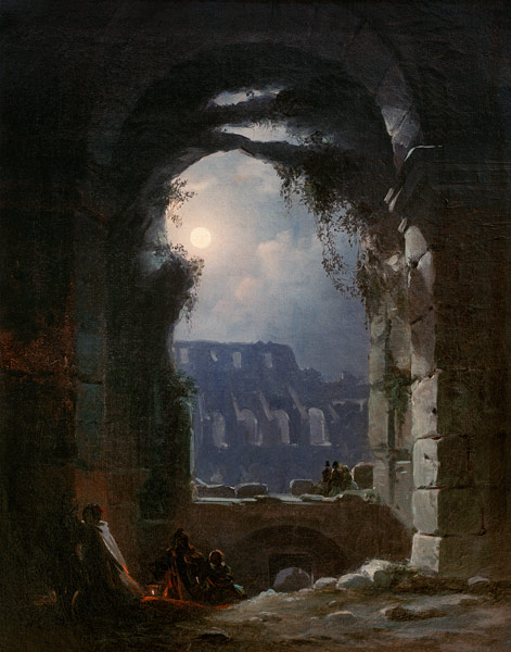 The Colosseum In the Night from Carl Gustav Carus