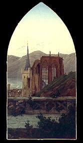 Bacharach at the Rhine from Carl Gustav Carus