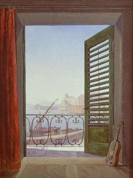 Balcony Room with a View of the Bay of Naples from Carl Gustav Carus