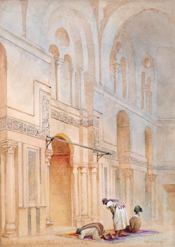 In the Mosque of Sultan Allahoon, Cairo from Carl Haag