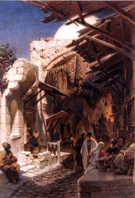 The Bazaar near the Damascus Gate in Jerusalem from Carl Haag