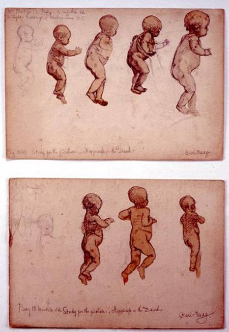 Two studies for 'Happiness in the Desert' from Carl Haag