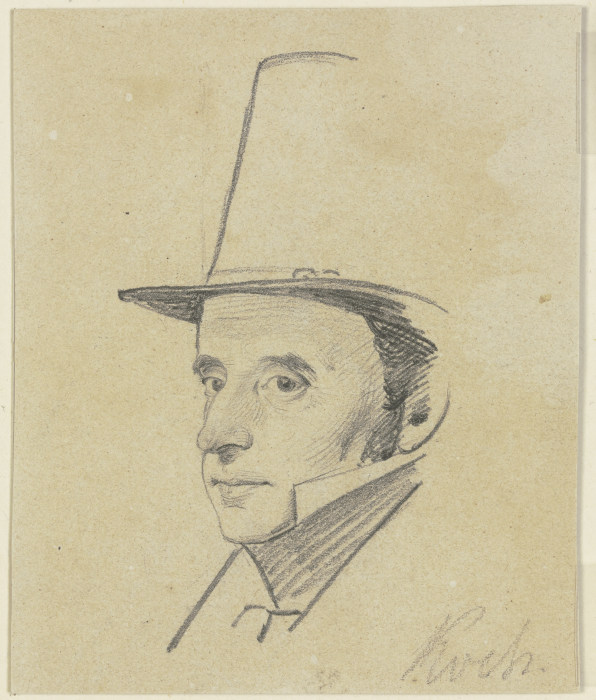 Portrait of Koch from Carl Hoff