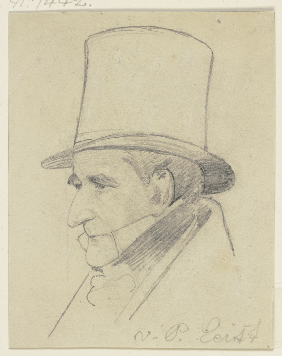 Portrait of P. Leist from Carl Hoff