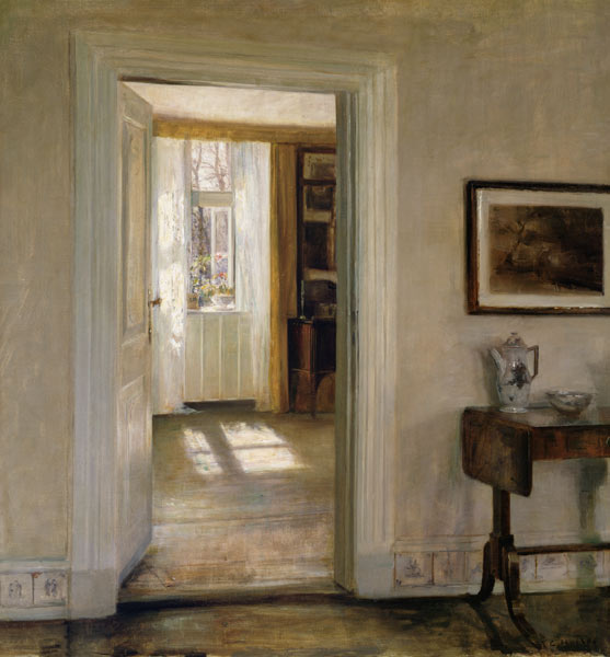 Interior with Garden from Carl Holsoe