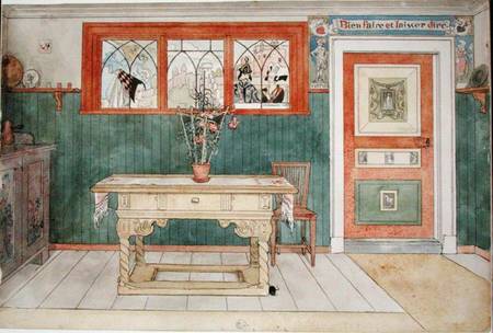 The Dining Room, from 'A Home' series from Carl Larsson