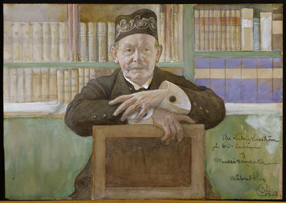Ludvig Loostrom, 1908 (w/c on paper) from Carl Larsson