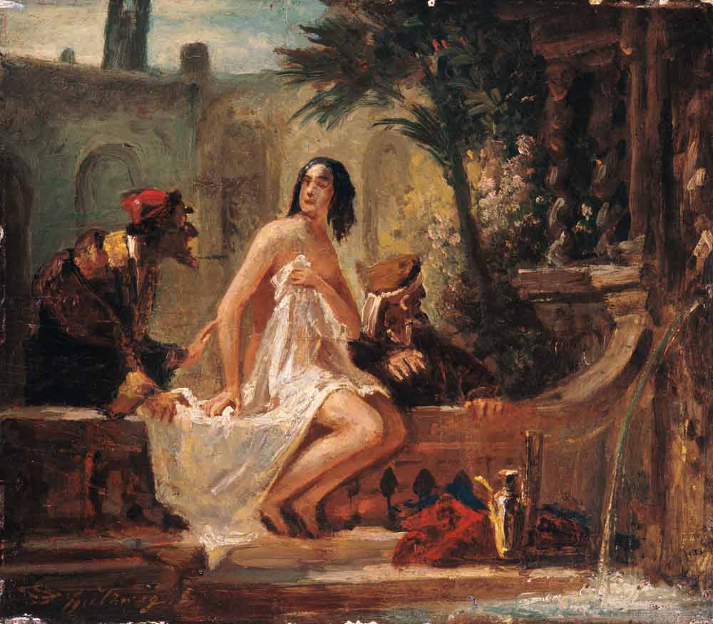 Susanna in the bath and the altos from Carl Spitzweg