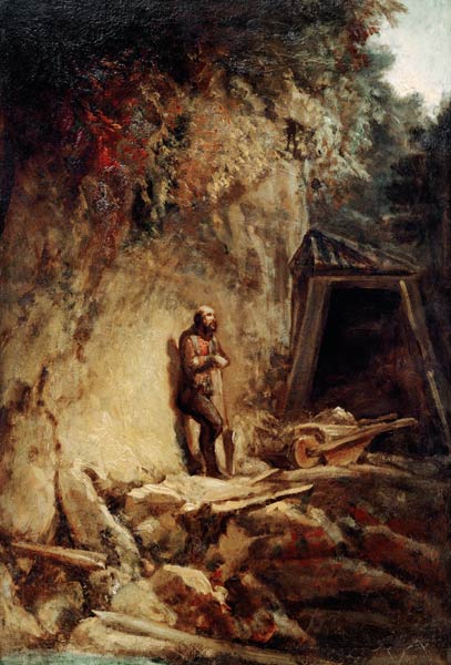 C.Spitzweg / The Miner / Paint./ 1849/54 from Carl Spitzweg
