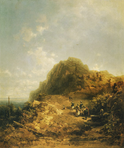 Hike in the mountains from Carl Spitzweg
