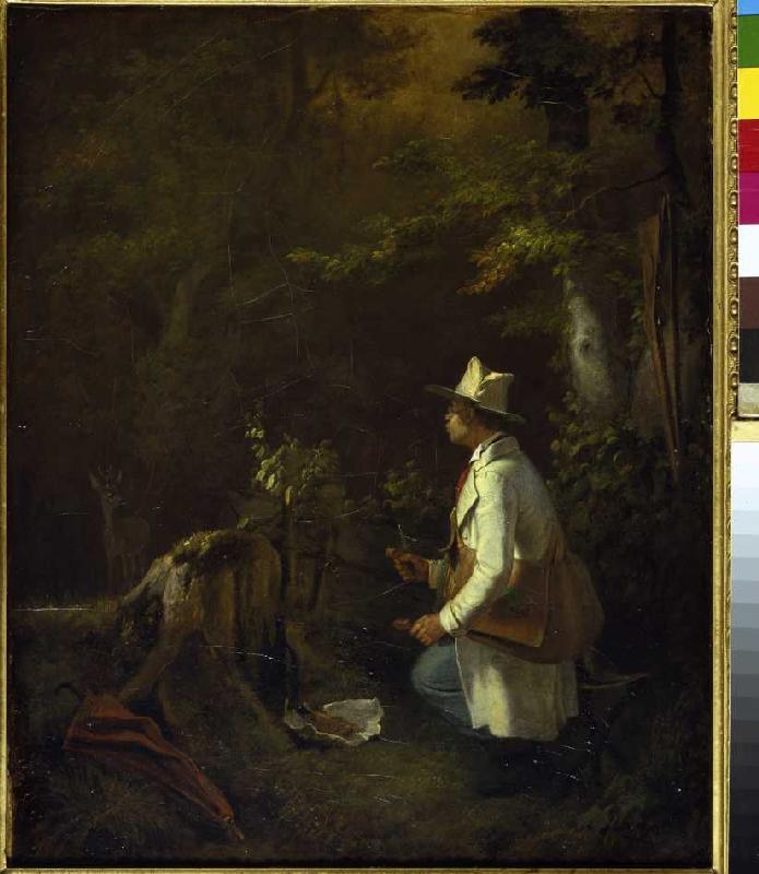 The once-a-month huntsman from Carl Spitzweg