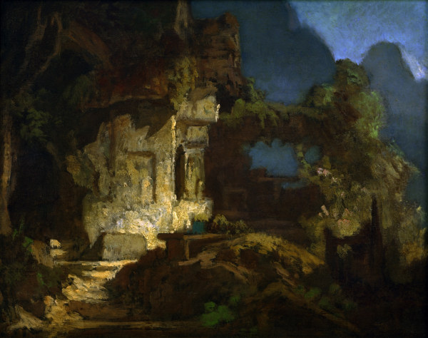 Spitzweg / Rock Chapel / Painting / 1865 from Carl Spitzweg