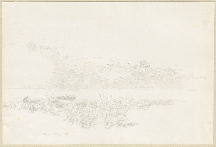 Blick über die Lahn auf Nassau from Carl Theodor Reiffenstein