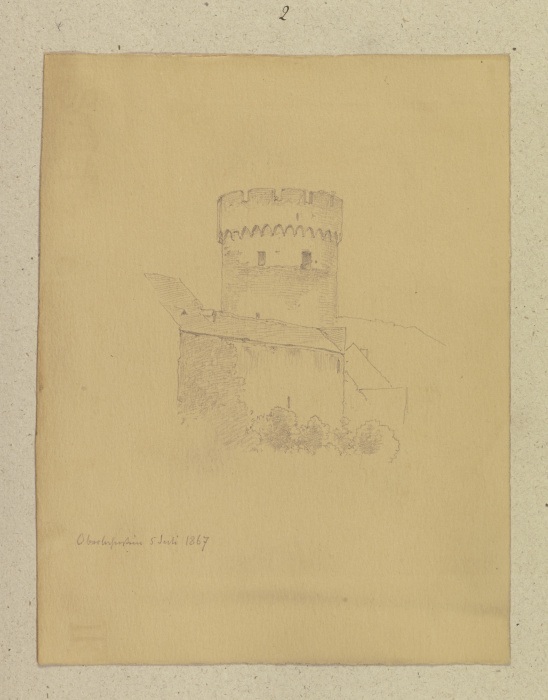 Der Pulverturm in Oberlahnstein from Carl Theodor Reiffenstein