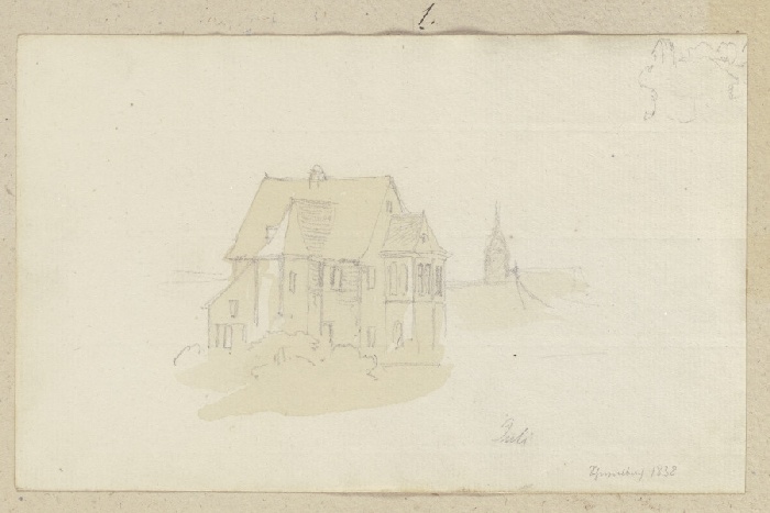 Frei stehendes Haus mit Erkern from Carl Theodor Reiffenstein
