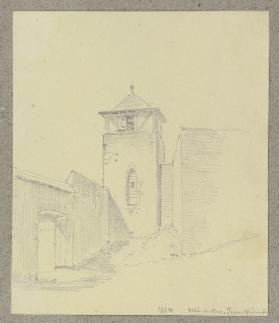 Hexentürmchen der Burg Windecken, nach einer Vorlage von 1824