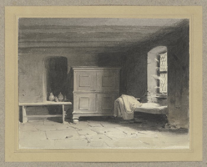 Inneres einer Schlafkammer from Carl Theodor Reiffenstein