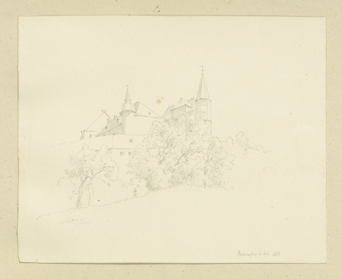 Braunfels castle from Carl Theodor Reiffenstein