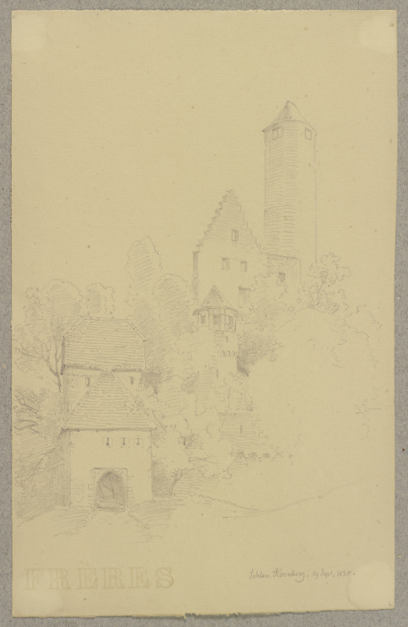 Torhaus auf Burg Hornberg from Carl Theodor Reiffenstein