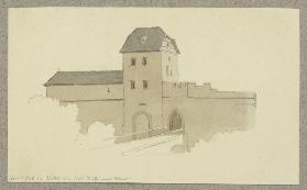Torhaus der Burg Vilbel, nach einer Vorlage von 1829