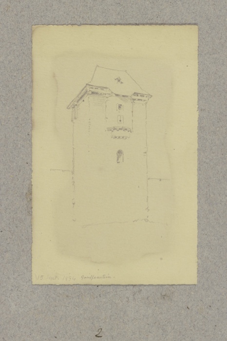 Tower in Greifenstein from Carl Theodor Reiffenstein