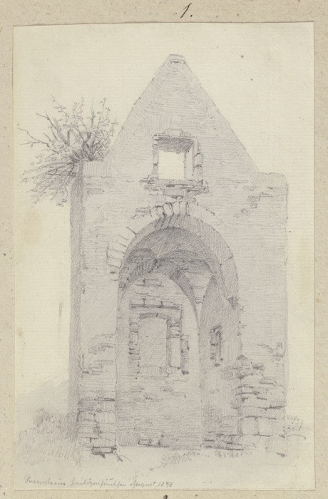Verfallene Kapelle zu Ramstein from Carl Theodor Reiffenstein