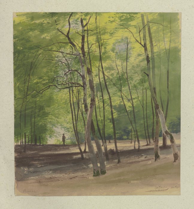 Waldpartie bei Braunfels from Carl Theodor Reiffenstein
