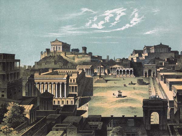Rome, Forum Romanum, Votteler from Carl Votteler
