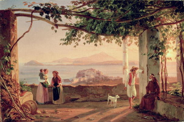 Pozzuoli, c.1831 (oil on canvas) from Carl Wilhelm Götzloff