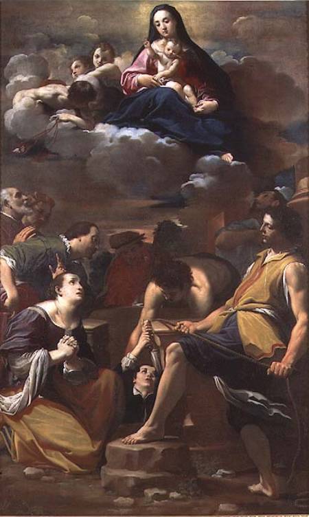 Miracle of the Virgin of Carmelo from Carlo Bononi