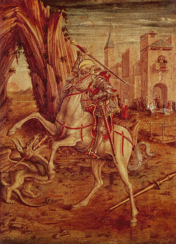 The Saint Georg and the dragon from Carlo Crivelli