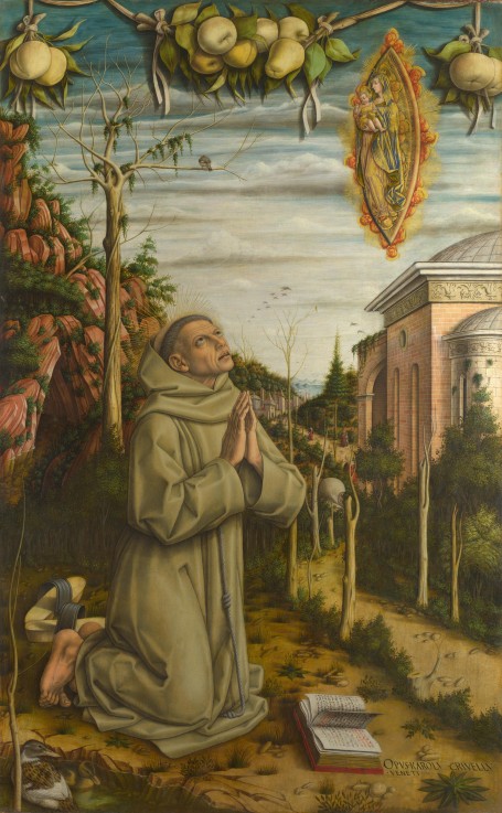 The Vision of the Blessed Gabriele from Carlo Crivelli
