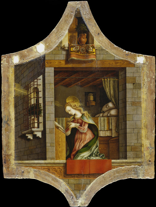 The Virgin Annunciate from Carlo Crivelli
