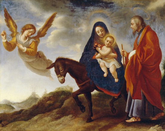The Flight into Egypt from Carlo Dolci