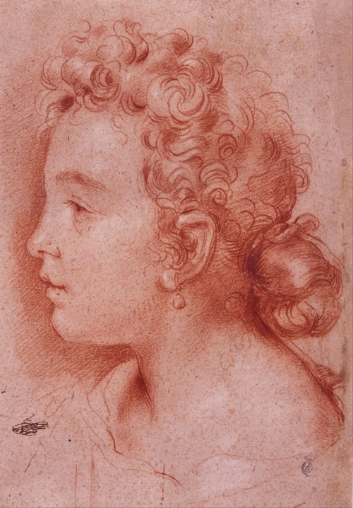 Portrait of Faustina Maratti from Carlo Maratta