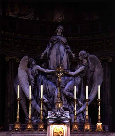 St. Mary Magdalene Ascending to Heaven from Carlo  Marochetti