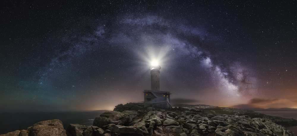 Lighthouse and Milky Way from Carlos F. Turienzo