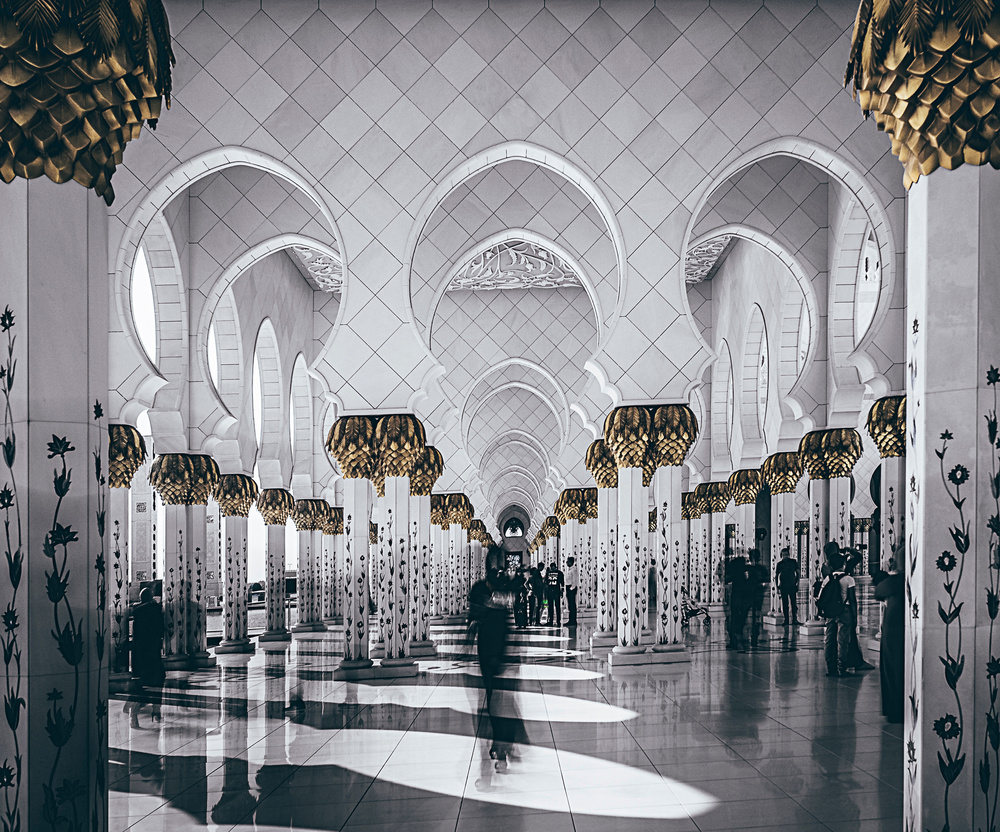 Sheikh Zayed Grand Mosque from Carmine Chiriaco