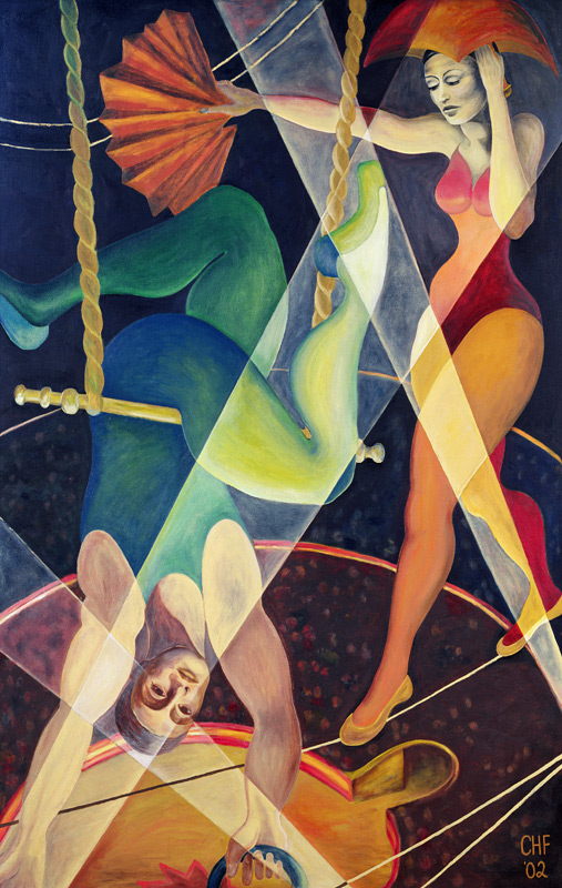 Circus Heights, 2002 (oil on canvas)  from Carolyn  Hubbard-Ford