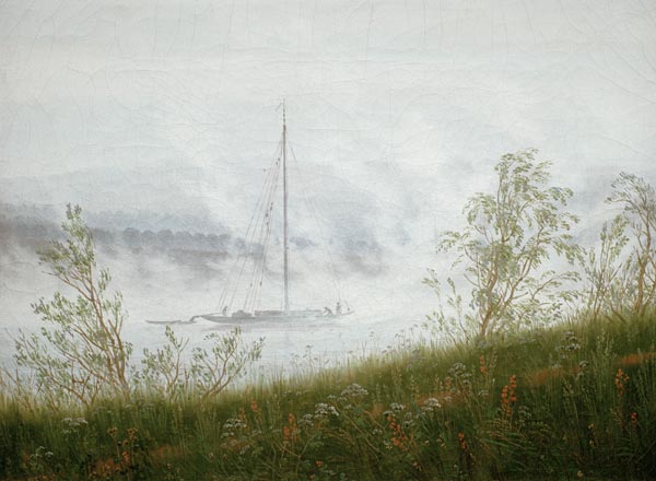 Elbschiff in the early morning mist from Caspar David Friedrich