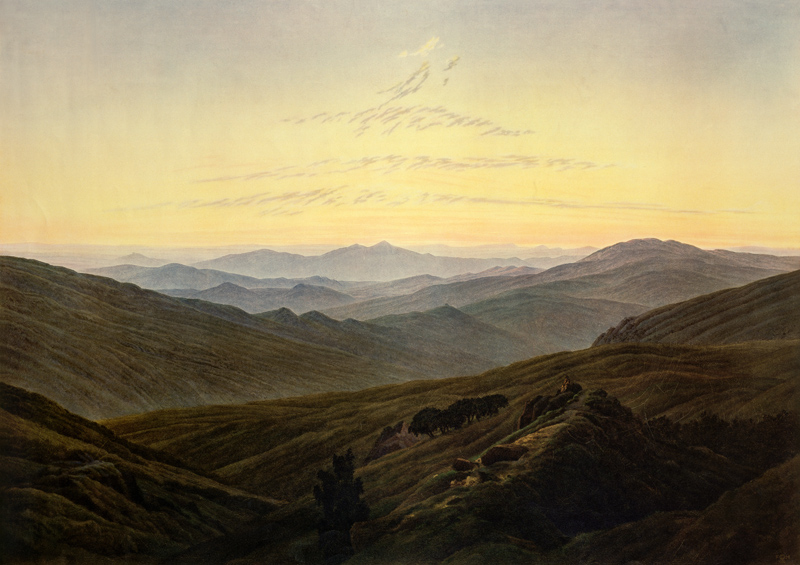 Riesengebirge from Caspar David Friedrich