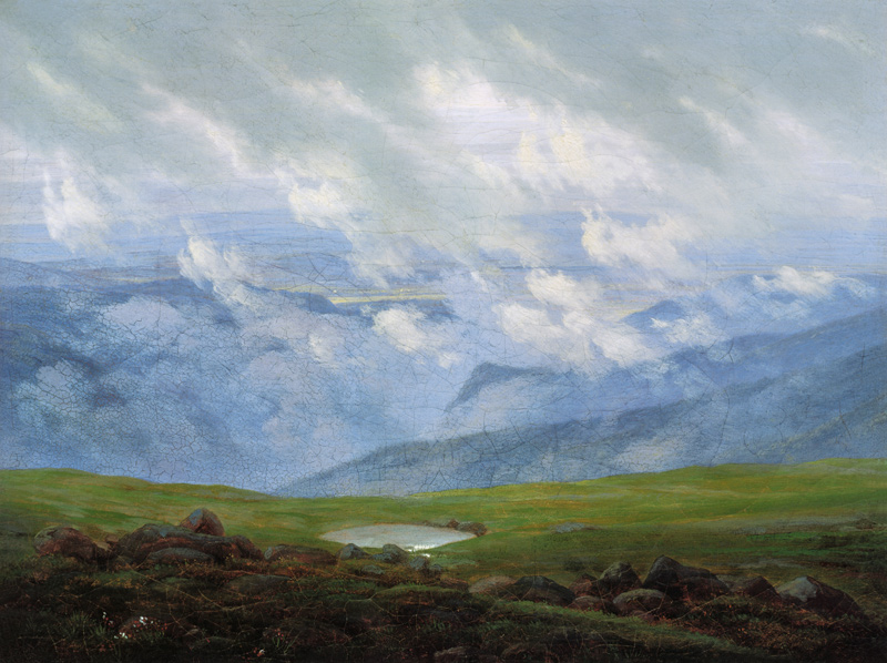 Pulling clouds from Caspar David Friedrich