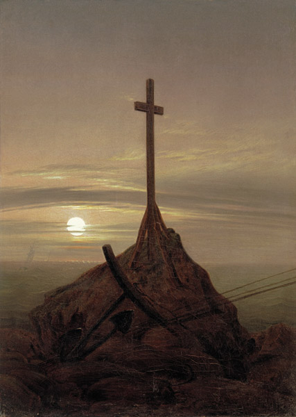 The cross at the Baltic Sea from Caspar David Friedrich