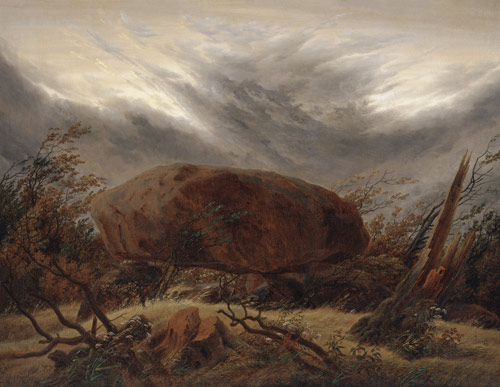 Huenengrab im Herbst from Caspar David Friedrich