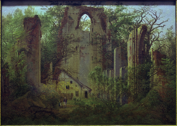 Abbey ruin Eldena from Caspar David Friedrich