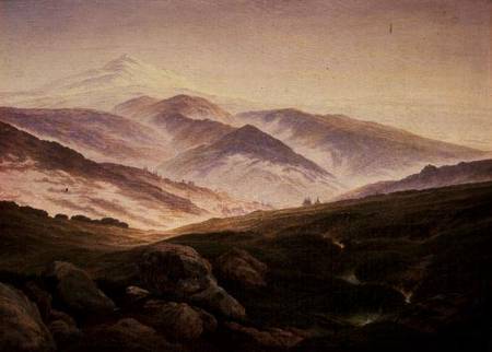 Reisenberg, The Mountains of the Giants from Caspar David Friedrich