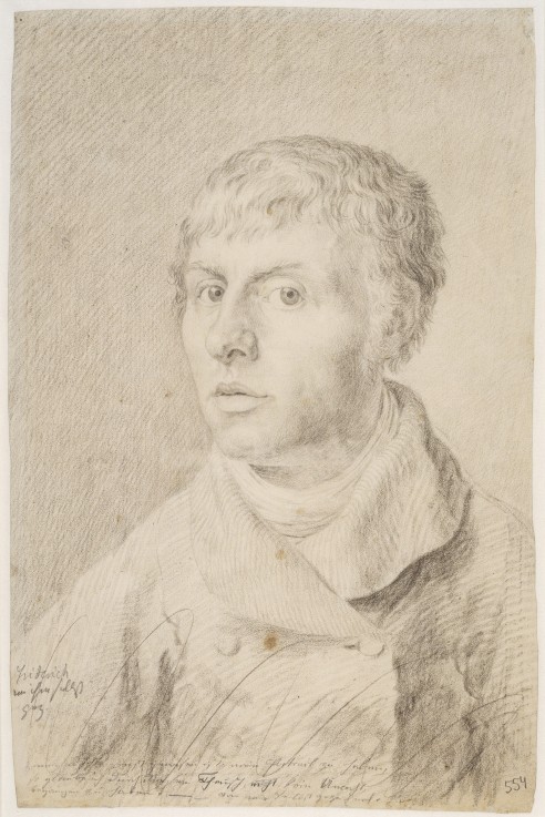 Self-Portrait from Caspar David Friedrich