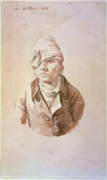 Self-portrait with cap from Caspar David Friedrich