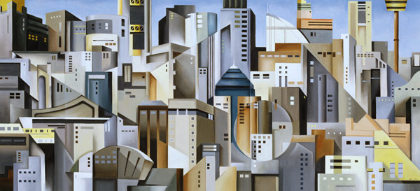 Composition Looking East, 2004 (oil on canvas)  from Catherine  Abel
