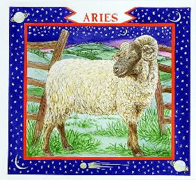Aries (w/c on paper) 